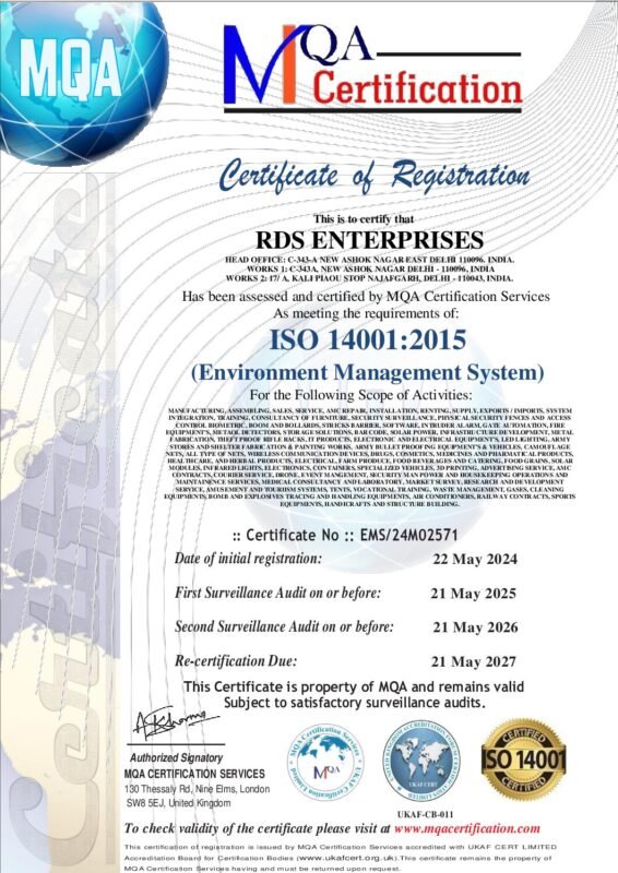 thumbnail of ISO 14001 RDS ENTERPRISES