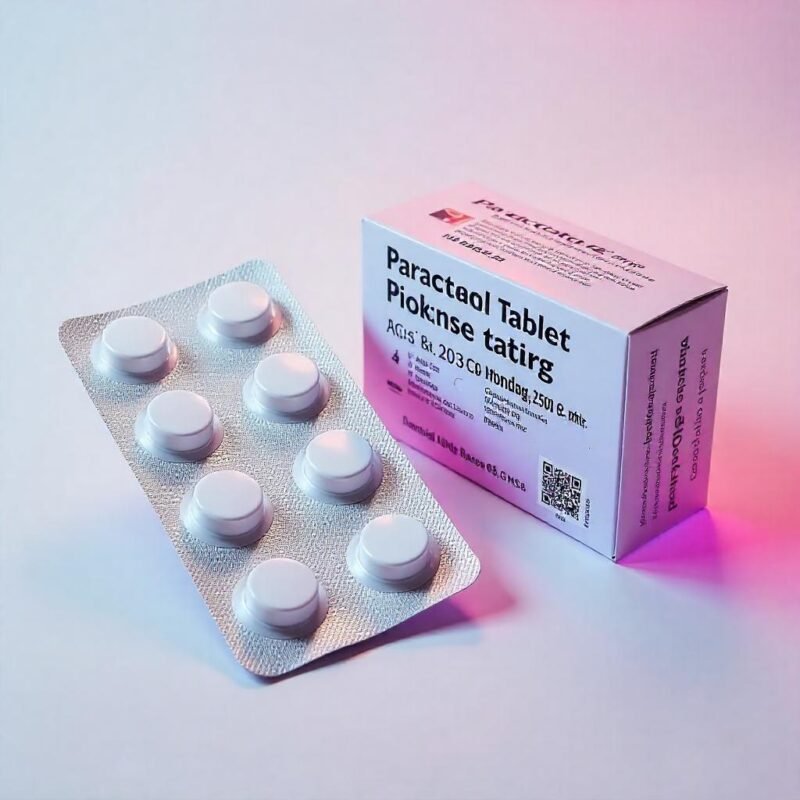 White paracetamol tablets and pure API powder in bulk packaging by RDS ENTERPRISES