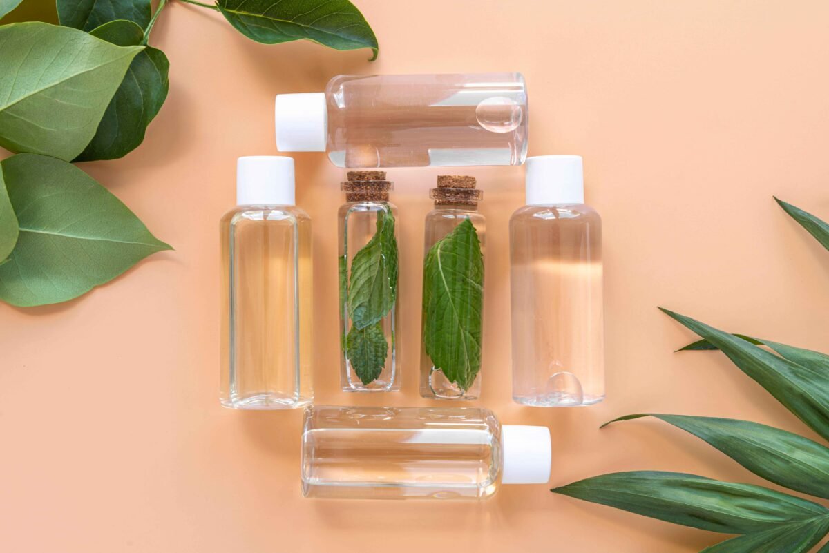 Hydrosol bottles with floral ingredients from RDS ENTERPRISES