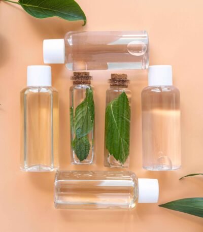 Hydrosol bottles with floral ingredients from RDS ENTERPRISES