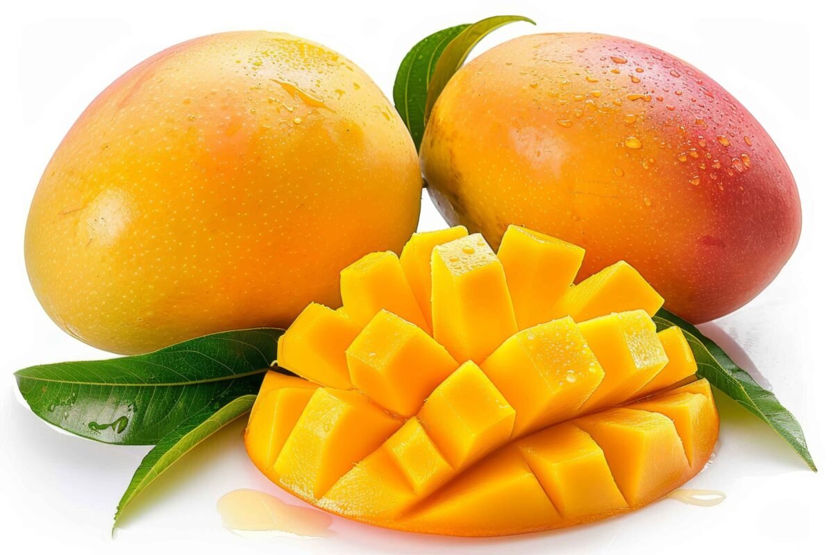 Fresh Indian Alphonso and Kesar mangoes packed for international export by RDS ENTERPRISES.