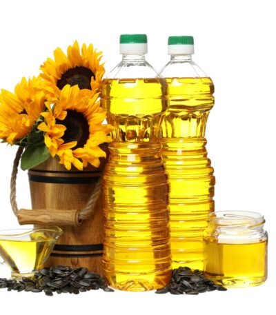 Bottles of 100% Organic Cold-Pressed Oils by RDS ENTERPRISES with natural ingredients