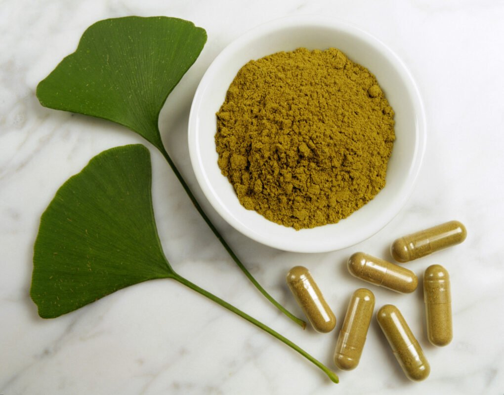 Ginkgo Biloba Extract herbal supplement labe