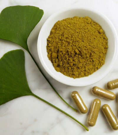 Ginkgo Biloba Extract herbal supplement labe